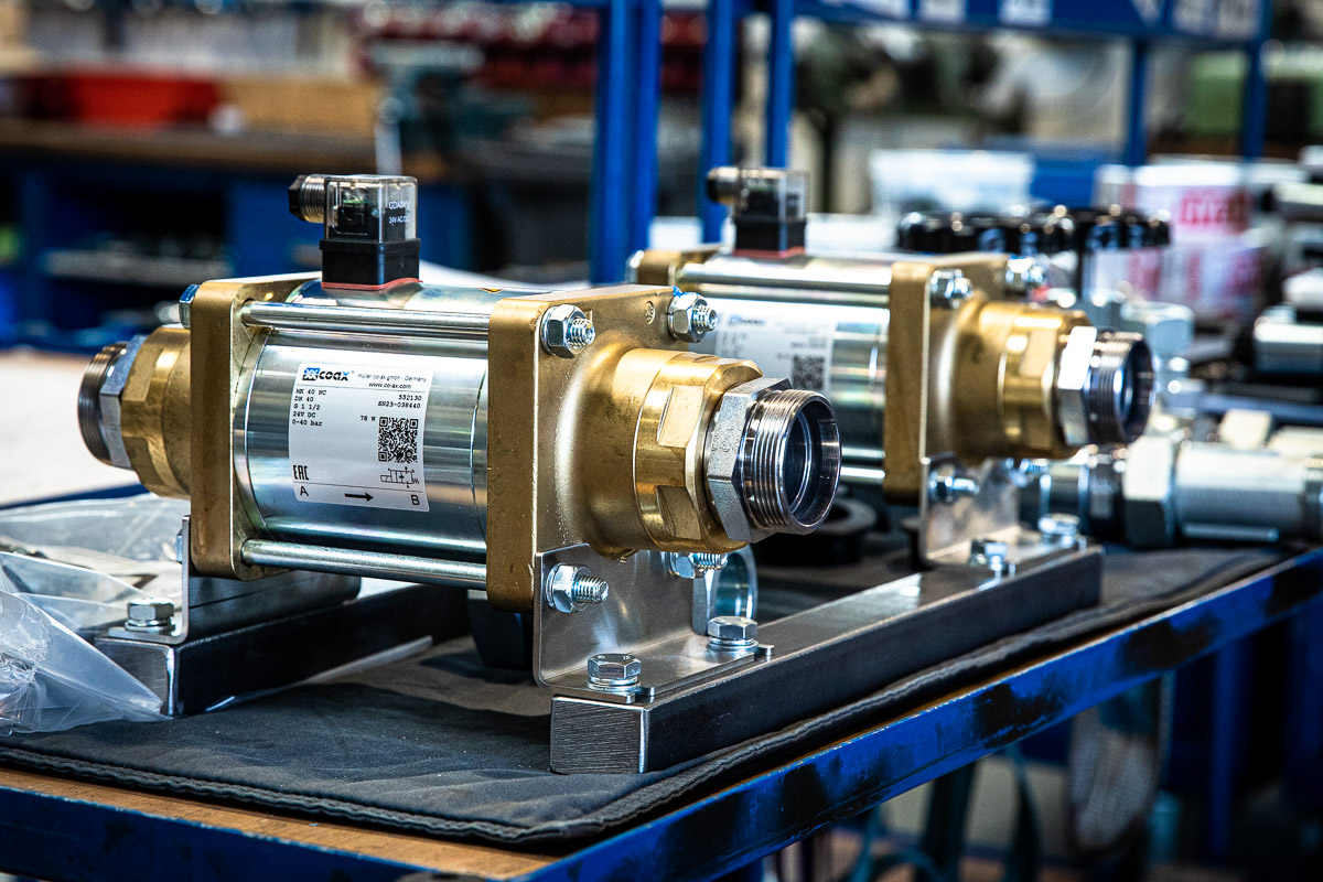 Hydraulikaggregatebau: Bauteile